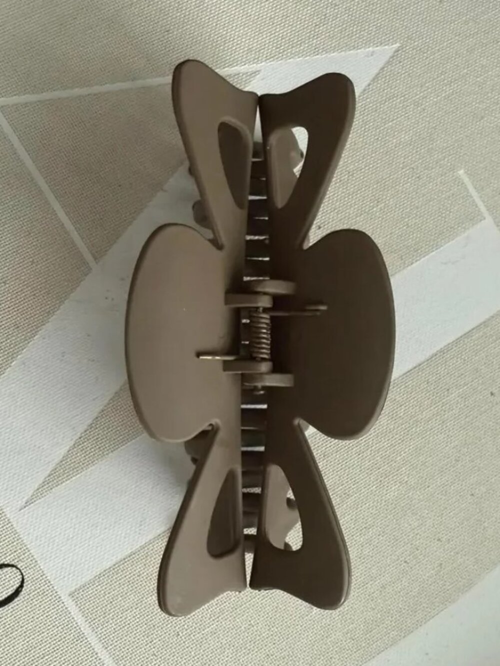 Jumbo Brown Extra-Large Hair Claw Clip 4.5"